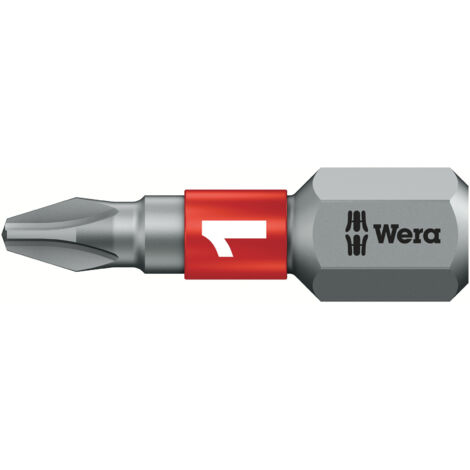 Bit 851/1 BTZ 1/4 pulgada PH 1 L.25mm BiTorsion, resistente, WERA (Por 10)