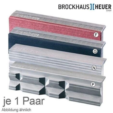 Tubo / juego de mordazas protectoras para mordazas 140 mm, 8 piezas en bolsa de aluminio HEUER