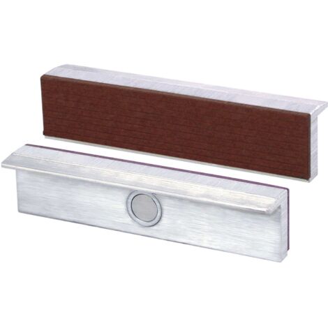 Mordaza de protección TIPO F para mordaza de 140 mm de ancho, forro de fibra de aluminio, 1 par / PU HEUER