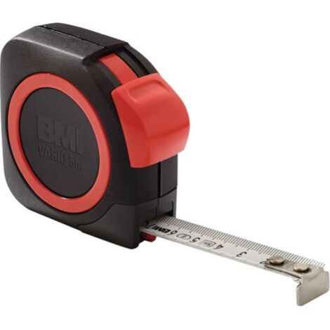 Rollo de cinta métrica de bolsillo VARIO L.8m An.19mm mm / cm EG II ABS Automático SB BMI