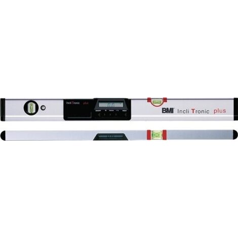 Nivel De Burbuja Incli Tronic Plus 80 Cm Aluminio Plateado +