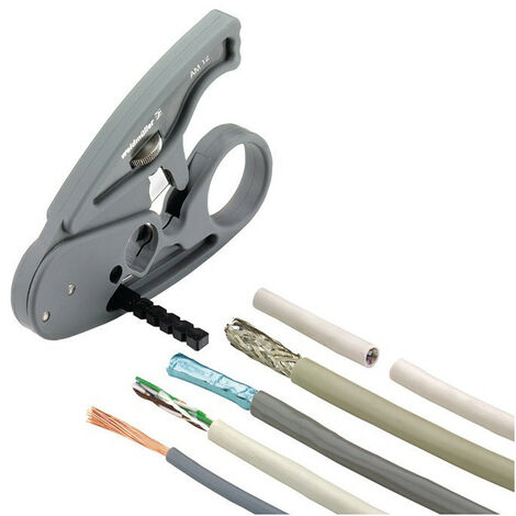 Knipex Pelacables para cables coaxiales y cables de datos 125 mm 16 60 06  SB : : Bricolaje y herramientas