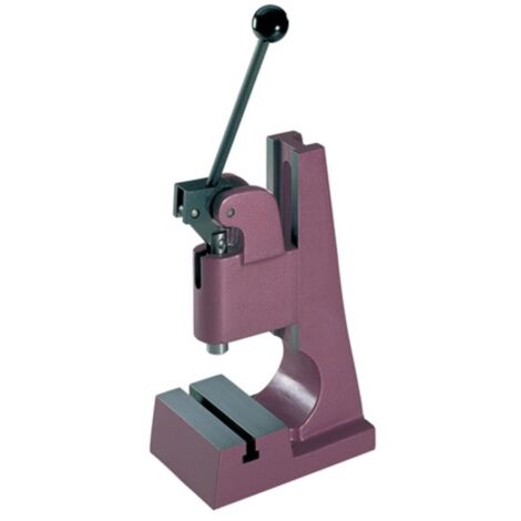 Prensa manual con palanca de rodilla HK 500 fuerza de presión 5,0 kN carrera 40 mm altura de trabajo 60-150 mm