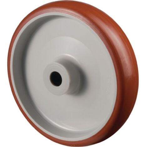 Rueda de repuesto D.150mm Trgf.240kg Eje PU D.15mm Buje longitud 44mm BS ROLLEN