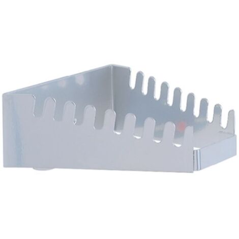 Soporte para llaves Al50xAn130 / 60xF150mm 8 fijaciones en horizontal para placas perforadas (1/2)
