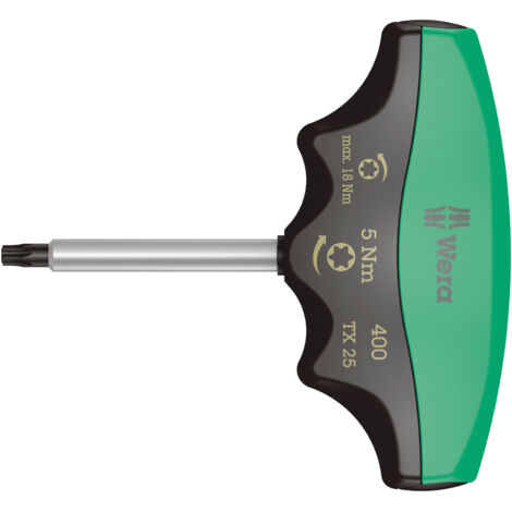 Destornillador dinamométrico 400 TX TX 25 5 Nm de ajuste fijo WERA