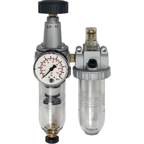 Unidad de mantenimiento peso estándar G 1/2 pulg.Eje trasero tamaño III 2 piezas 2100l / min B.175mm RIEGLER