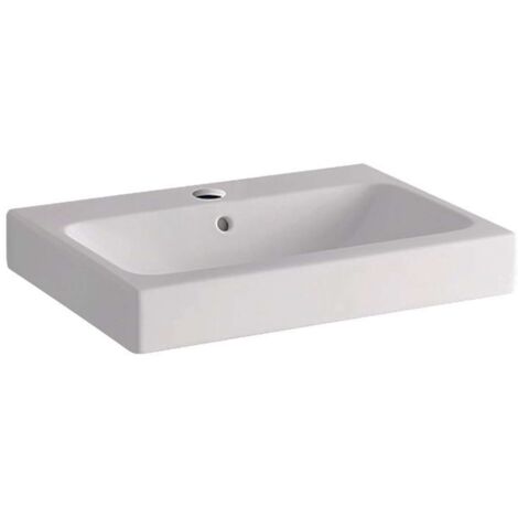 Geberit iCon lavabo sobre encimera con agujero para grifo,