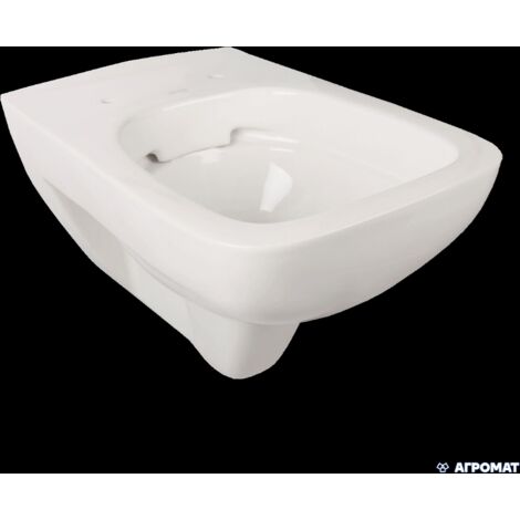 Inodoro suspendido Geberit Renova Plan, Rimfree, 54cm, Blanco