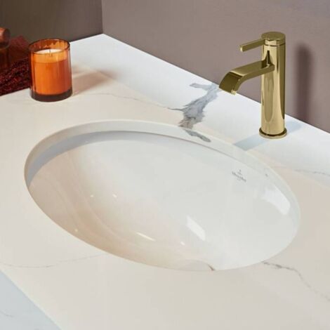 Villeroy & Boch Evana - Lavabo sin orificio con rebosadero, 50x35 cm, blanco 61470001