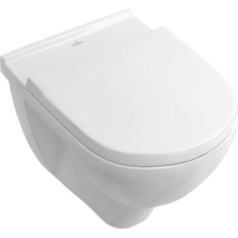 Combi-Pack O.NOVO con inodoro suspendido profundo y tapa de inodoro blanca VILLEROY & BOCH