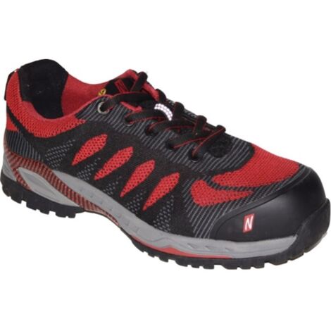 Zapato de seguridad PRO STEP Talla 40 negro / rojo S1P SRC ESD EN ISO 20345.EN61340-4-3 (1/3)
