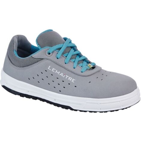 Zapato de seguridad mujer Faye Talla 40 gris S1P SRC ESD EN20345 Microfibra LEMAITRE (1/4)