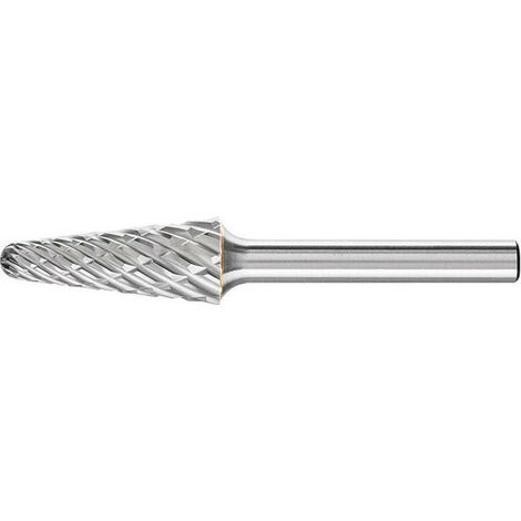 Fresa HM Forma de cono redondo 1230 ACERO 6mm 12x30mm Pferd