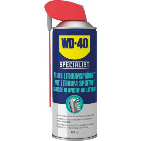 WD40 Pack WD-40, Spray Limpiacadenas 400 ml + Lubricante de Cadenas 400 ml- WD40