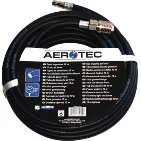 Manguera de aire comprimido DN 13mm L.10m acoplamiento DN 7,2 AEROTEC