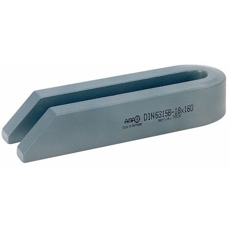 Abrazadera de horquilla DIN 6315B ranura-W.26mm L.315mm para tornillo de apriete M24 AMF