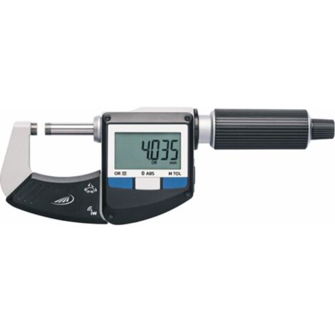 Micrómetro de exterior IP65 0-25mm radio digital H.PREISSER