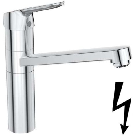 Mezclador monomando de cocina CERAFLEX DN 15, LP, BlueStart, caño alto cromado IDEAL STANDARD (1/3)