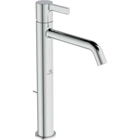 Mezclador lavabo JOY saliente 170 mm cromado con base alargada, con rosca de desagüe. ESTÁNDAR IDEAL (1/5)