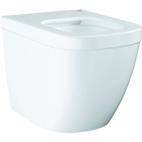 Inodoro de pie Grohe EURO Ceramic sin reborde blanco alpino