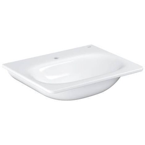 Lavabo de cerámica GROHE Essence 39565 600x485 mm PureGuard blanco alpino (1/5)