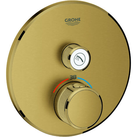 GROHE Grohtherm SmartControl 29118 Termostato FMS redondo 1 ASV dorado brillante geb. (1/4)