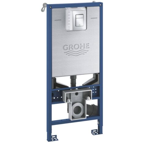 GROHE Rapid SLX 3 en 1 juego para inodoros 39603 con actuador cromado Skate C S / soporte de pared
