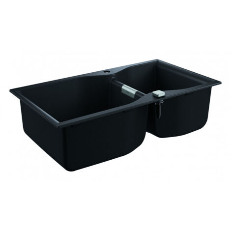 Fregadero de granito color negro granito 900x500 K700 Grohe (1/5)