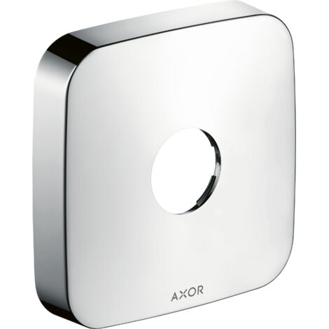 Rosetón SoftCube de 33 mm para herrajes empotrados 1 orificio cromado (1/2)