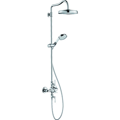 Axor Montreux - Showerpipe con grifo termostático y ducha mural 1jet, cromo 16572000 (1/5)