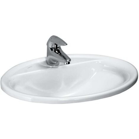 LAUFEN PRO lavabo encastrable A 560 x 440 mm, con rebosadero y orificio para grifería blanco LAUFEN (1/3)