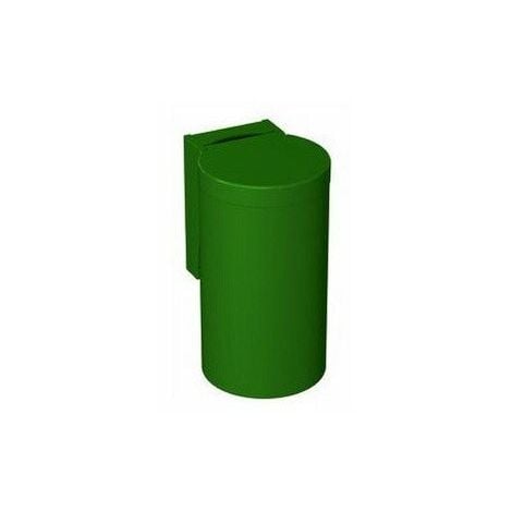 Cubo de Basura Verde Metálico Retro 20 litros
