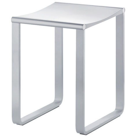 Taburete PLAN cromado / gris claro RAL 7035 KEUCO (1/2)