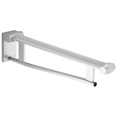 PLAN CARE lavabo articulado con brazo soporte, proyección 650 mm aluminio, anodizado plata / blanco (RAL 9010 KEUCO (1/2)