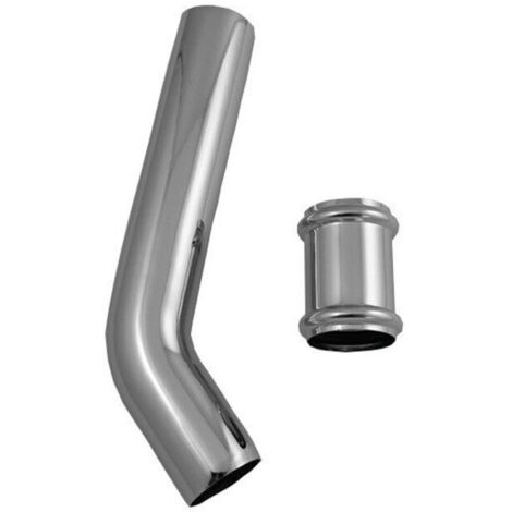Codo de desagüe con enchufe doble cromado DURAVIT (1/3)