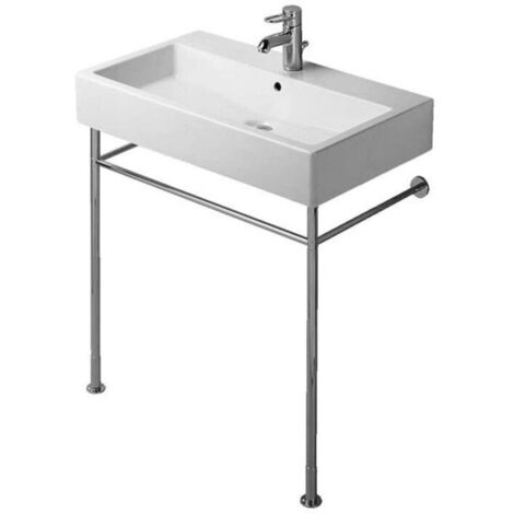 VERO soporte de metal regulable en altura + 50mm para lavabo 045480 cromo (1/2)