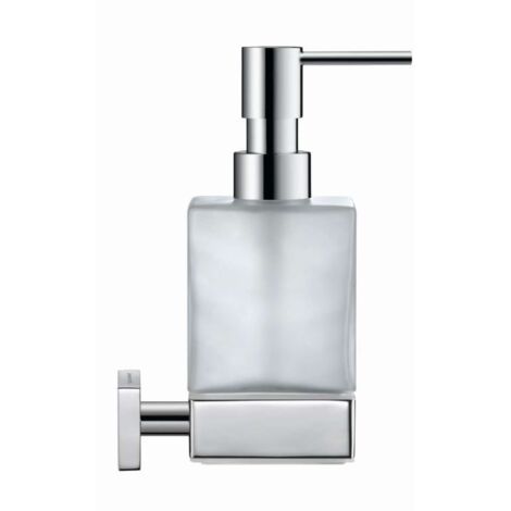 Dispensador de jabón KARREE cristal cromado mate DURAVIT (1/3)