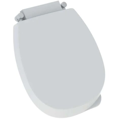 Funda para urinario Geberit CORSO bisagras extraíbles cromo blanco (1/2)