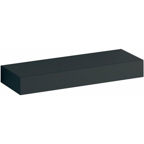 Estante de pared Geberit iCon: Ancho 37 cm, Alto 5 cm, Fondo 16,5 cm, Gris aterciopelado / Lacado mate