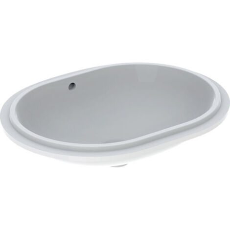 Geberit VariForm lavabo bajo encimera elíptico, 550x400mm, sin