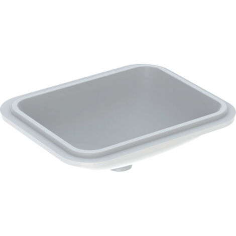 Lavabo bajo encimera Geberit VariForm rectangular, 450x350mm, sin