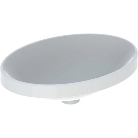 Lavabo encastrado ovalado VariForm de Geberit, 550x400mm, sin