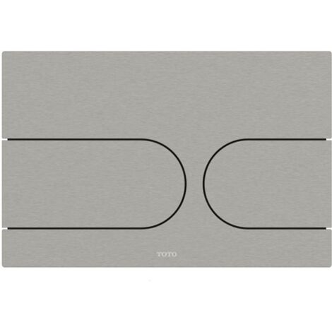 Placa de descarga 150 x 220 x 5 mm, acero inoxidable cepillado TOTO (1/2)