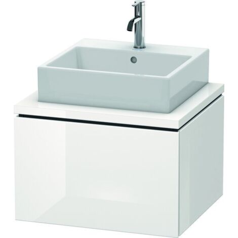 Armario consola bajo L-CUBE 400x620x547mm blanco brillo (1/5)