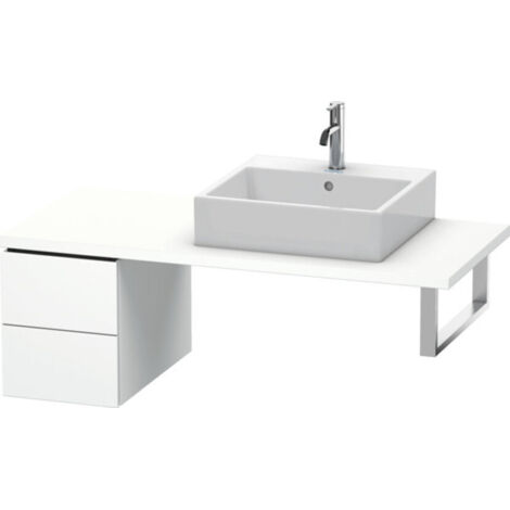 Armario consola bajo L-CUBE 400x320x547mm blanco mate (1/5)