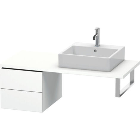 Armario consola bajo L-CUBE 400x420x547mm blanco mate (1/5)