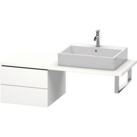 Armario consola bajo L-CUBE 400x520x547mm blanco mate (1/5)