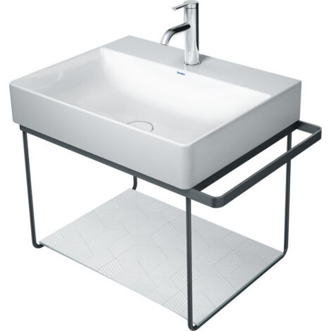 Soporte metálico DURASQUARE para lavabo f WT 235360 sw ma (1/3)