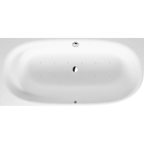 Duravit Cape Cod bañera de hidromasaje, esquina izquierda, un